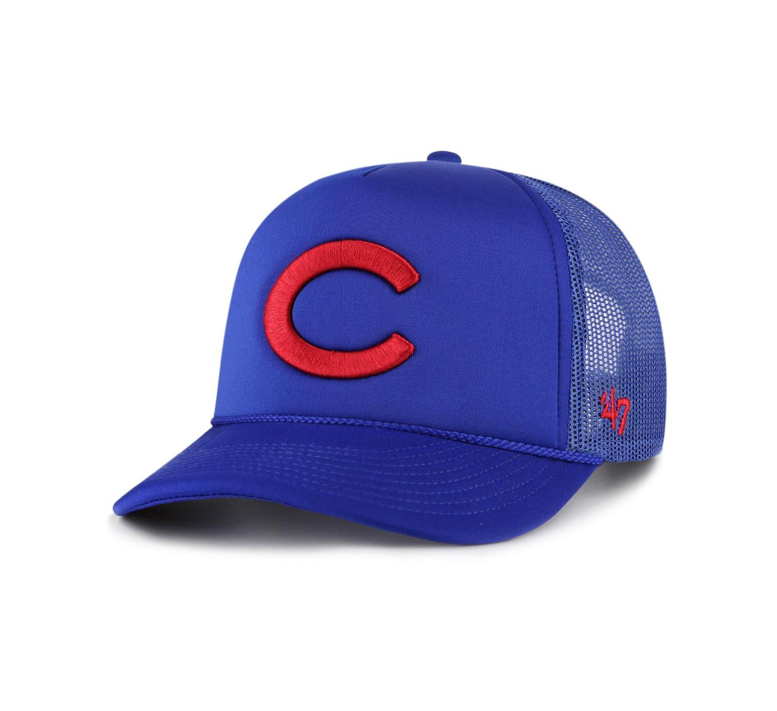 Мужская кепка '47 Brand Royal Chicago Cubs Foam Logo Trucker Snapback