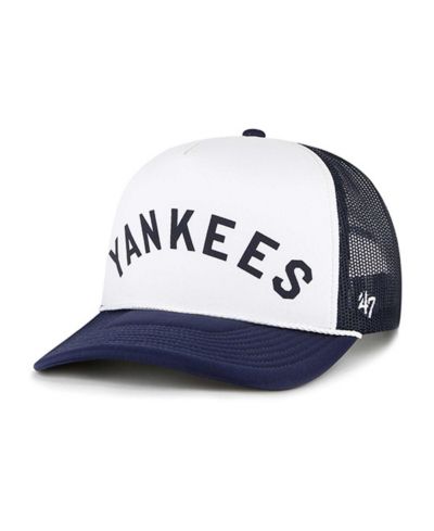 '47 Brand Мужская белая кепка trucker snapback New York Yankees Foam Front Script