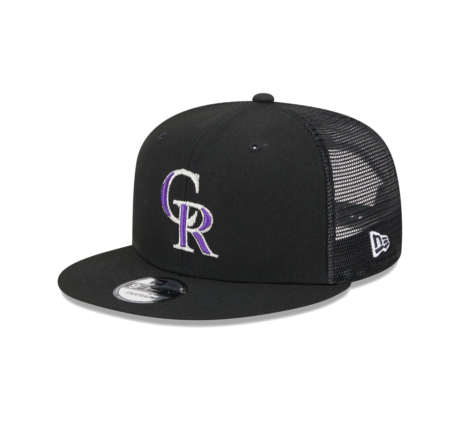 New Era Мужская кепка trucker 9FIFTY Snapback, цвет Colorado Rockies, черная
