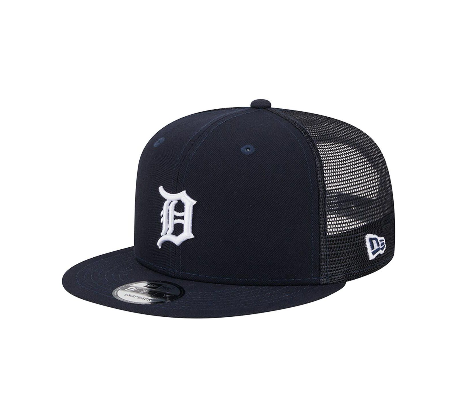 New Era мужская кепка-траккер 9FIFTY с застежкой-_snapback_ цвета команды Детройт Тайгерс темно-синего цвета