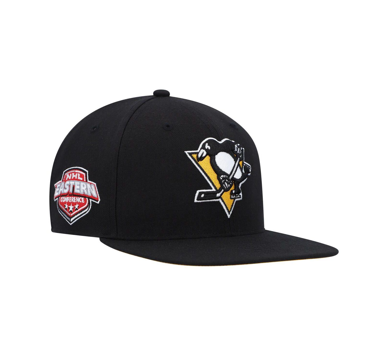 '47 Brand Мужская черная кепка Pittsburgh Penguins Sure Shot Captain Snapback