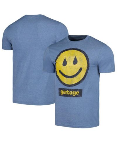 Мужская футболка American Classics Garbage Smile, серая меланж, королевский синий