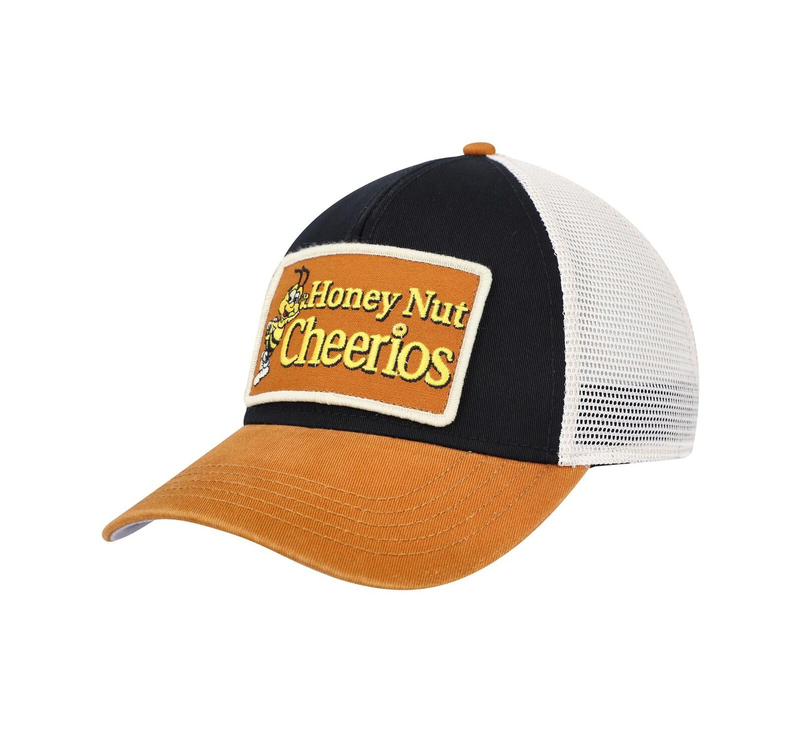 Мужская кепка American Needle Black, Cream Cheerios Valin Trucker Snapback