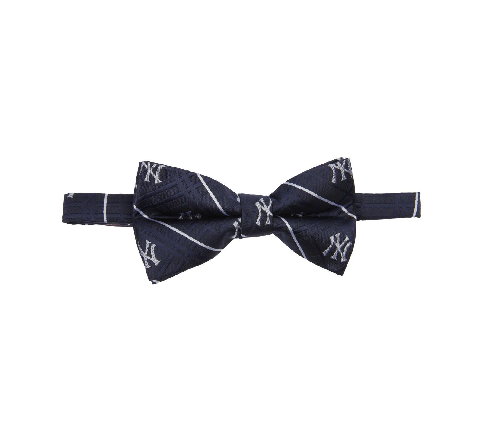 Men's Navy New York Yankees Oxford Bow Tie