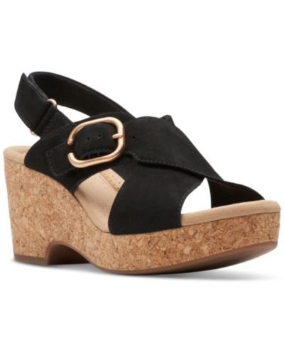 Clarks Женский Giselle Dove Wedge Sandals