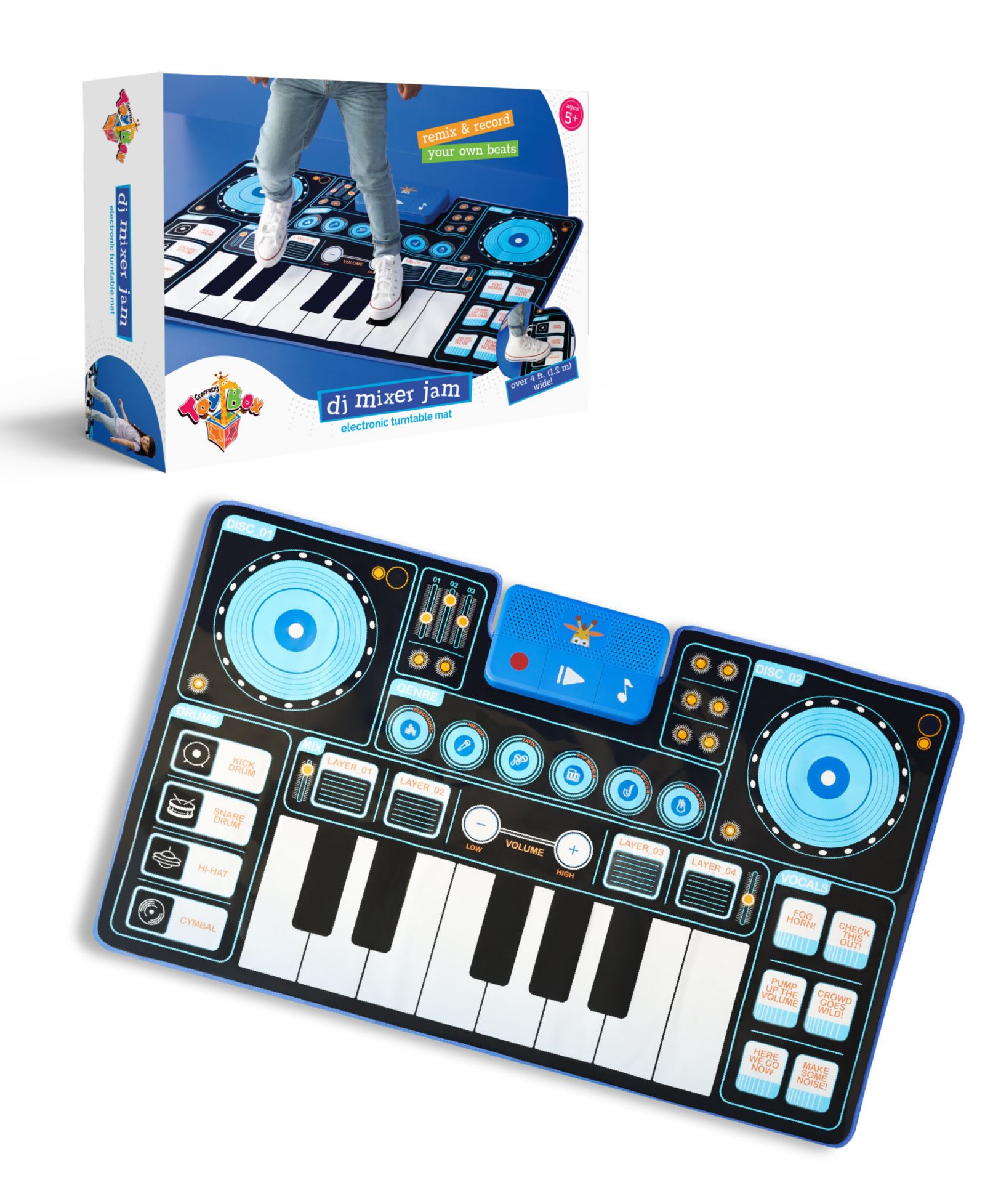 Geoffrey's Toy Box DJ Mixer Jam Electronic Turntable Mat, Created for Macys