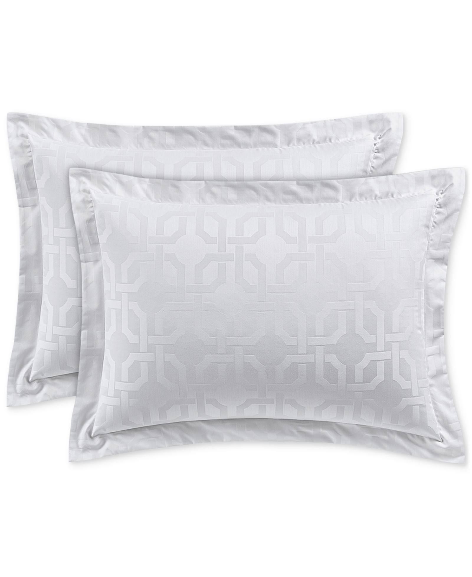 Комплект из 2 европейских наволочек Hotel Collection Fresco Jacquard, египетский хлопок