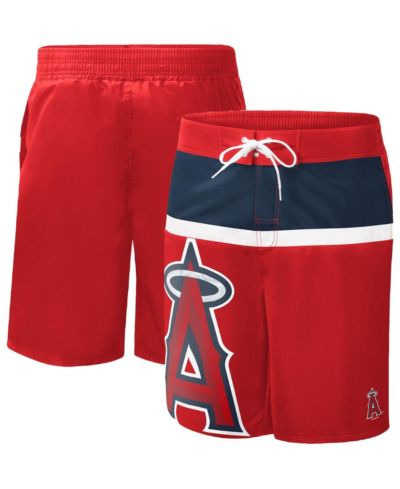 Мужские плавательные шорты G-III Sports by Carl Banks Red Los Angeles Angels Sea Wind