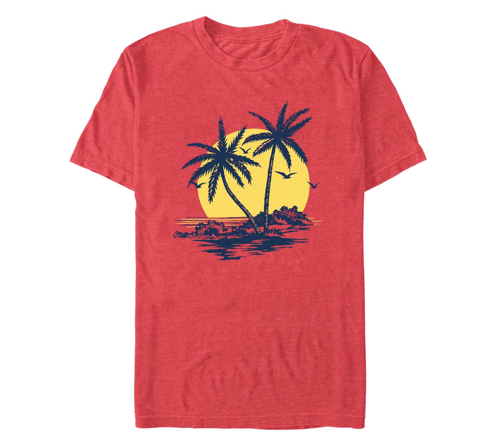 Fifth Sun Men's Generic Additude Palms Short Sleeves T-shirt