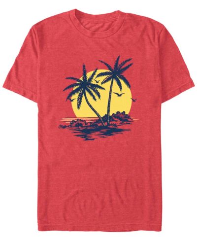Fifth Sun Men's Generic Additude Palms Short Sleeves T-shirt