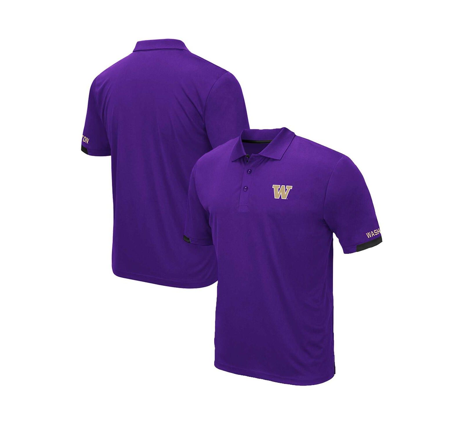 Мужская рубашка-поло Colosseum Washington Huskies Big and Tall Santry