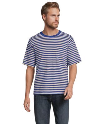 French blue/dune gray stripe