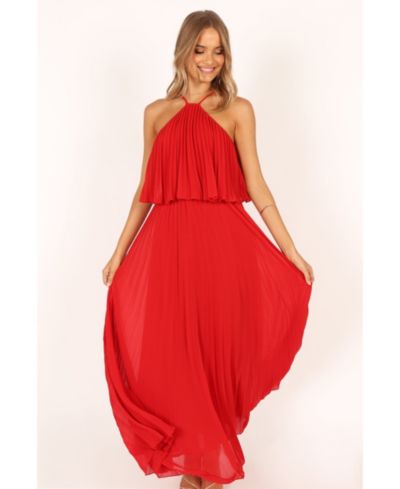 Женское платье Petal and Pup Gia Pleated Halterneck Maxi