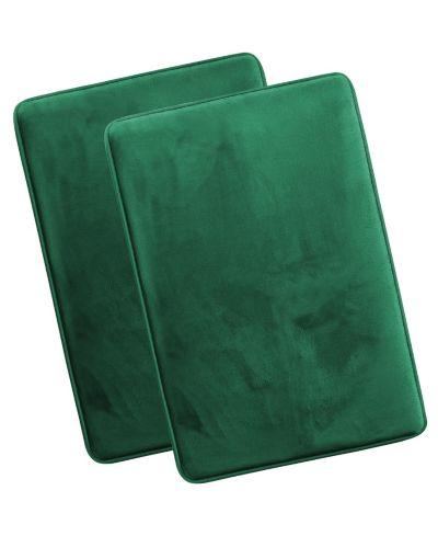 Clara Clark Non-Slip, Ultra Soft Plush, Memory Foam Bath Rug - Large 20"x32" - 2 Pack