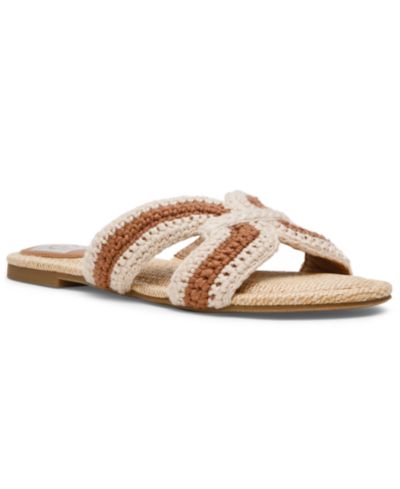 Женские сандалии DV Dolce Vita Geeya Raffia Criss Cross Strap Slide