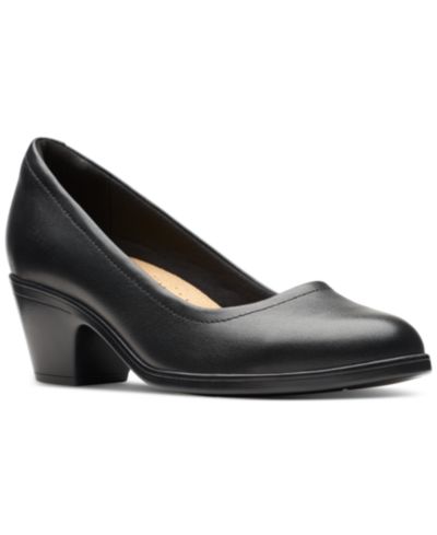Clarks Женские туфли на устойчивом каблуке Emily Ruby