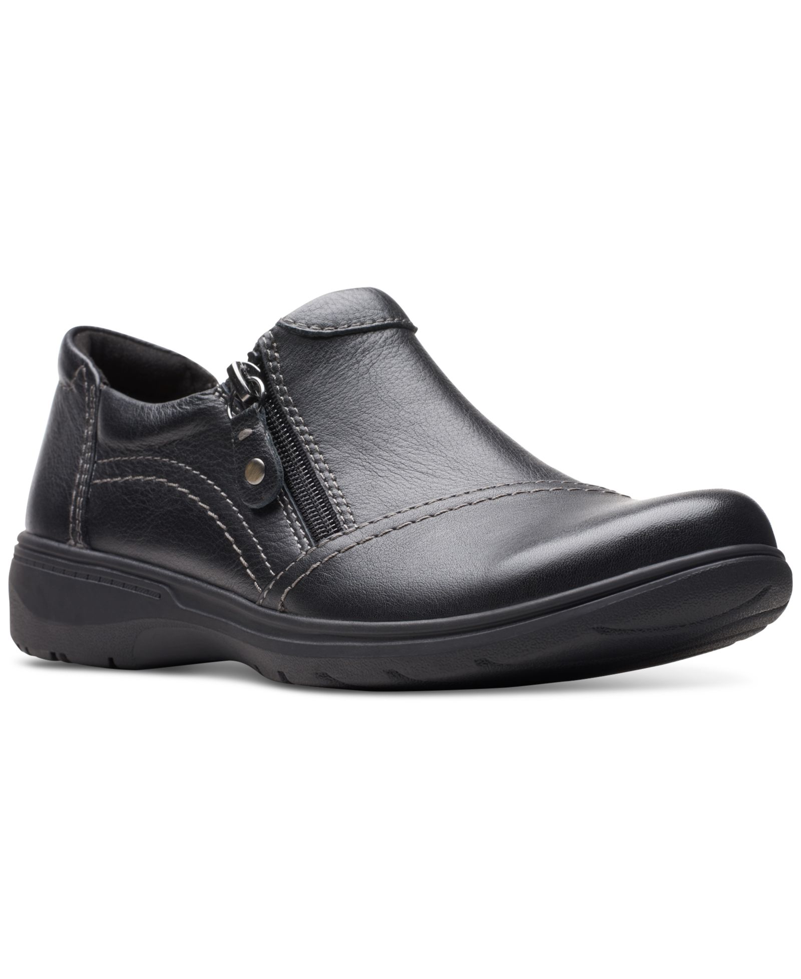 Женская обувь Clarks Carleigh Ray с круглым носком и боковой молнией