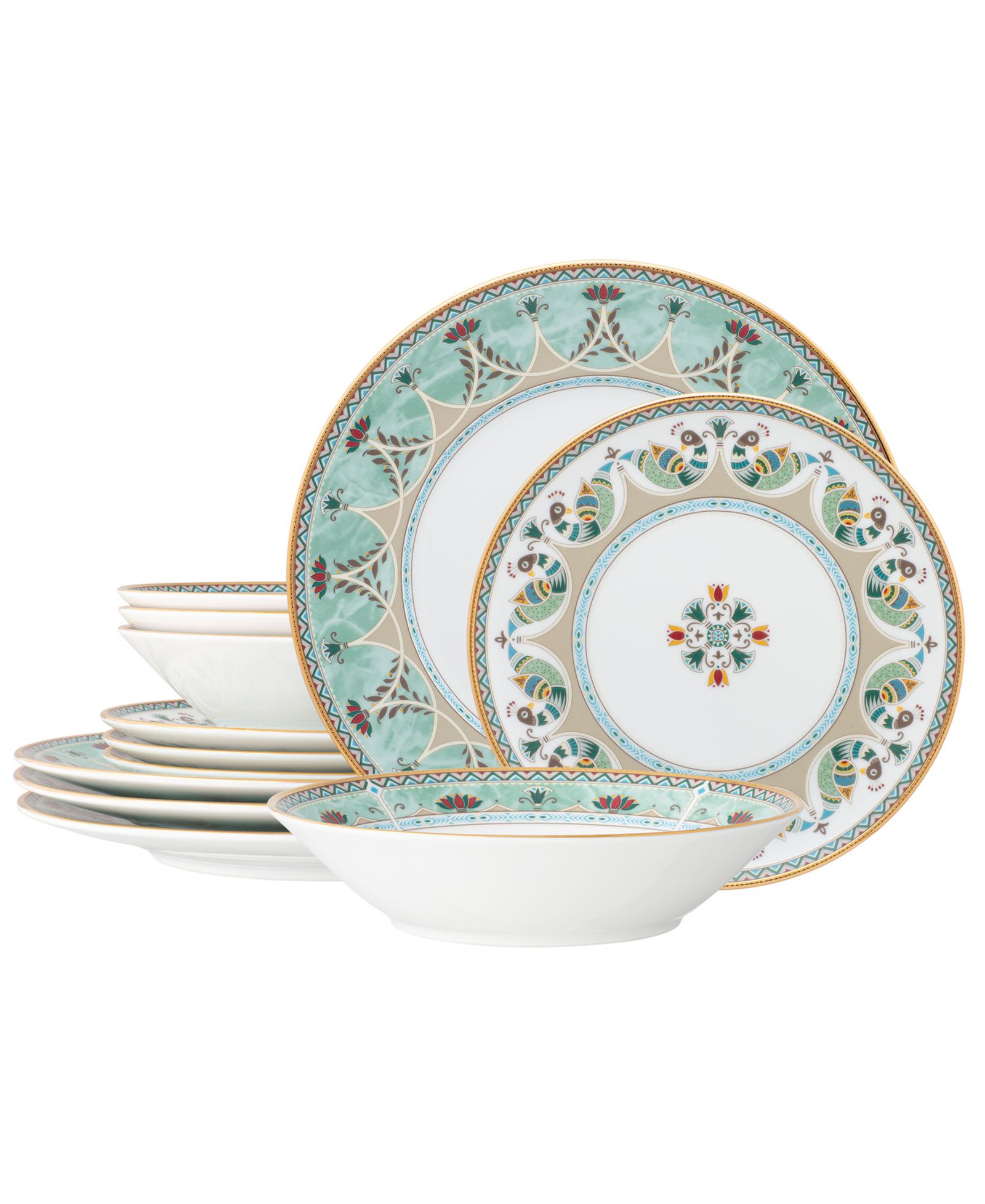 Набор столовой Noritake Serene Garden, 12 предметов