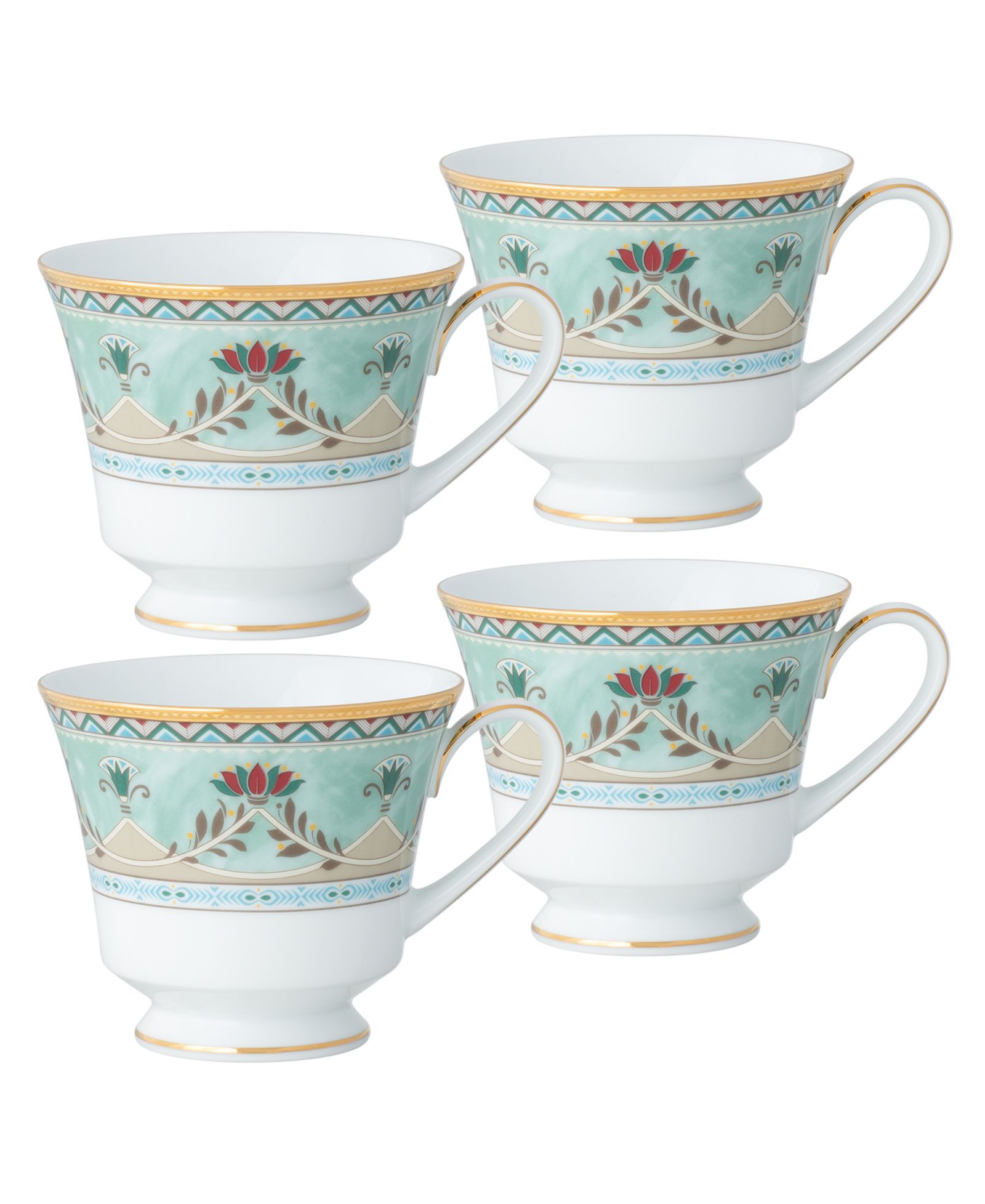 Noritake Serene Garden Set of 4 Cups, 8 oz.