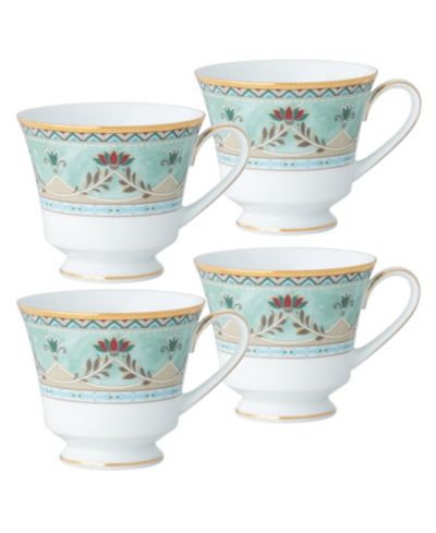 Noritake Serene Garden Set of 4 Cups, 8 oz.