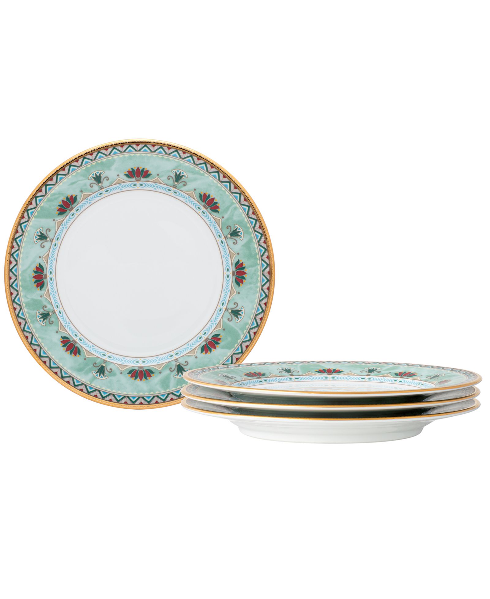 Набор тарелок для хлеба и масла Noritake Serene Garden, 4 штуки, 6.50"