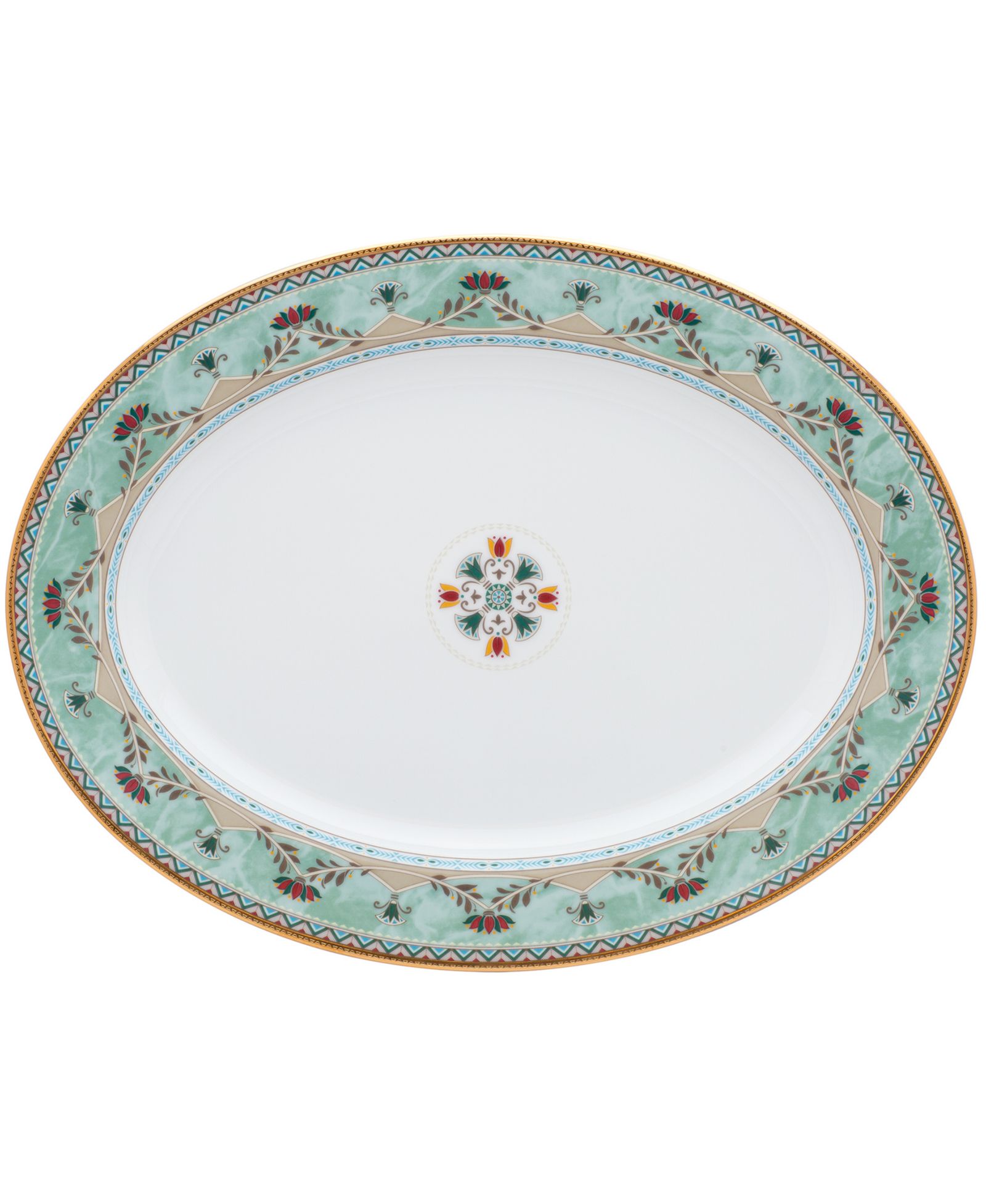 Овальное блюдо Noritake Serene Garden, 14"