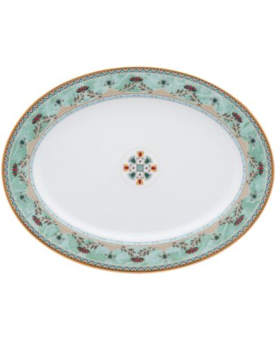 Овальное блюдо Noritake Serene Garden, 14"