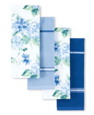 Комплект кухонных полотенец Martha Stewart Amber Floral, 4-Pack, 16" x 28"
