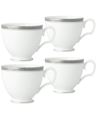 Набор чашек Noritake Charlotta Platinum 4 Piece