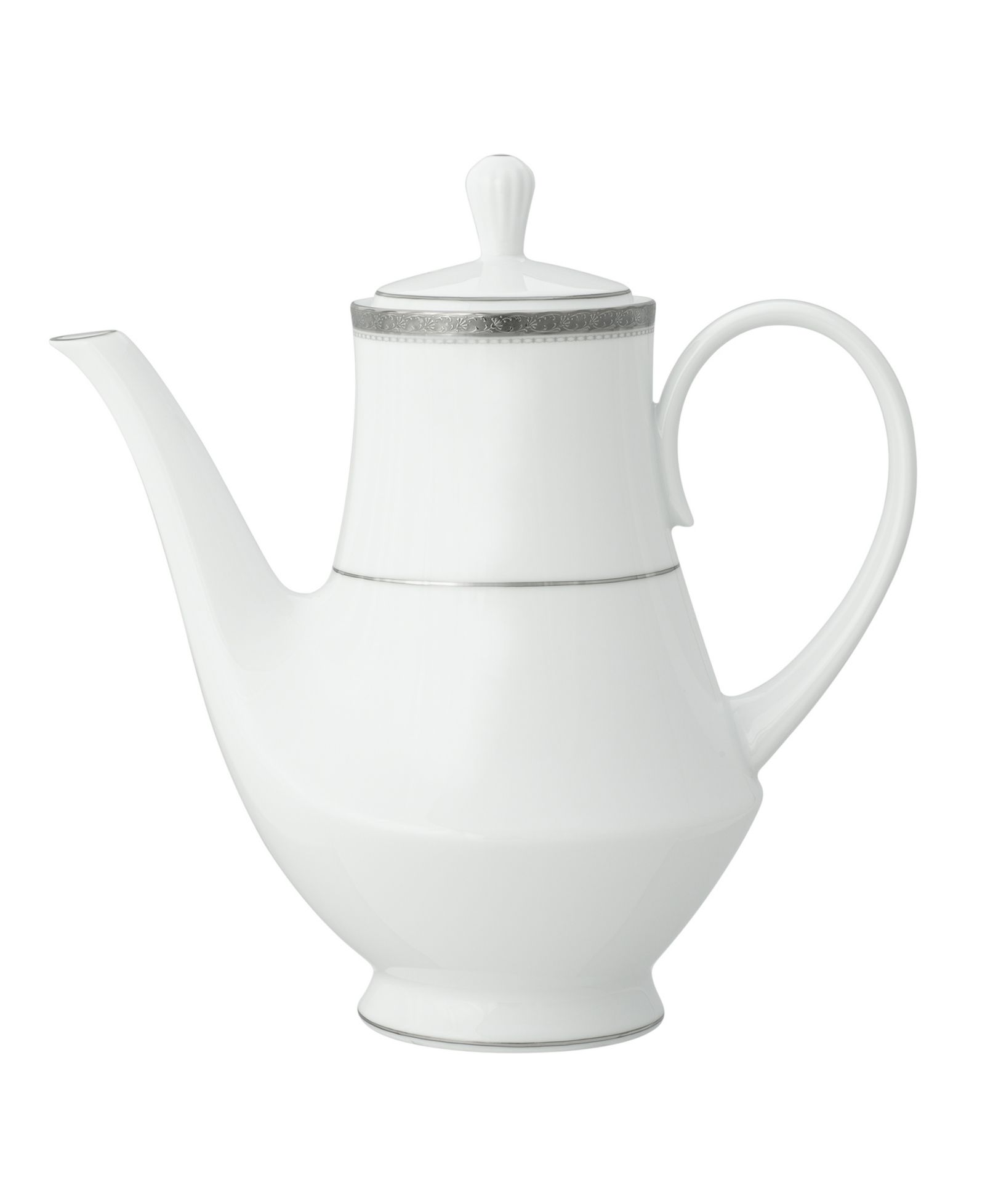 Noritake Charlotta Platinum Coffee Server, 49 oz