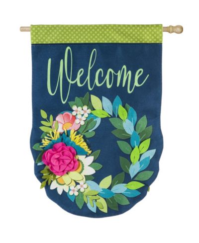 Декоративный флаг Evergreen Flower Garden Burlap 28 x 44 Inches