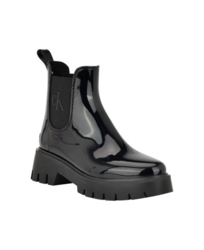Calvin Klein Women's Wende Lug Sole Rain Boots