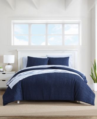 Nautica Point Harbor Embossed 3 Piece Comforter Set, King