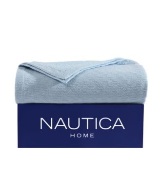 Nautica Ripple Cove Cotton Reversible Blanket, King