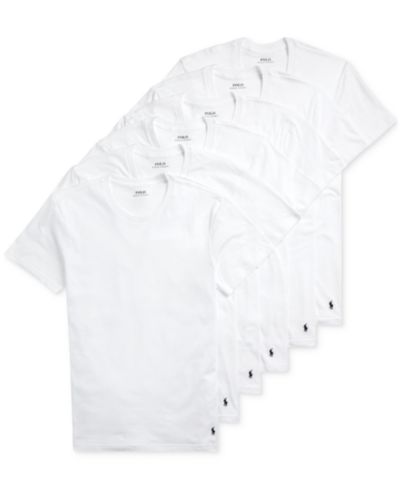 Мужские хлопковые футболки Polo Ralph Lauren Classic-Fit 5+1 Free Bonus Pack