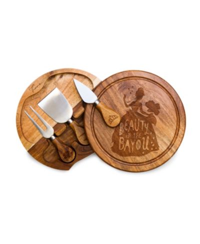 Disney's Princess The Frog Acacia Brie Cheese Cutting Board Tools Set