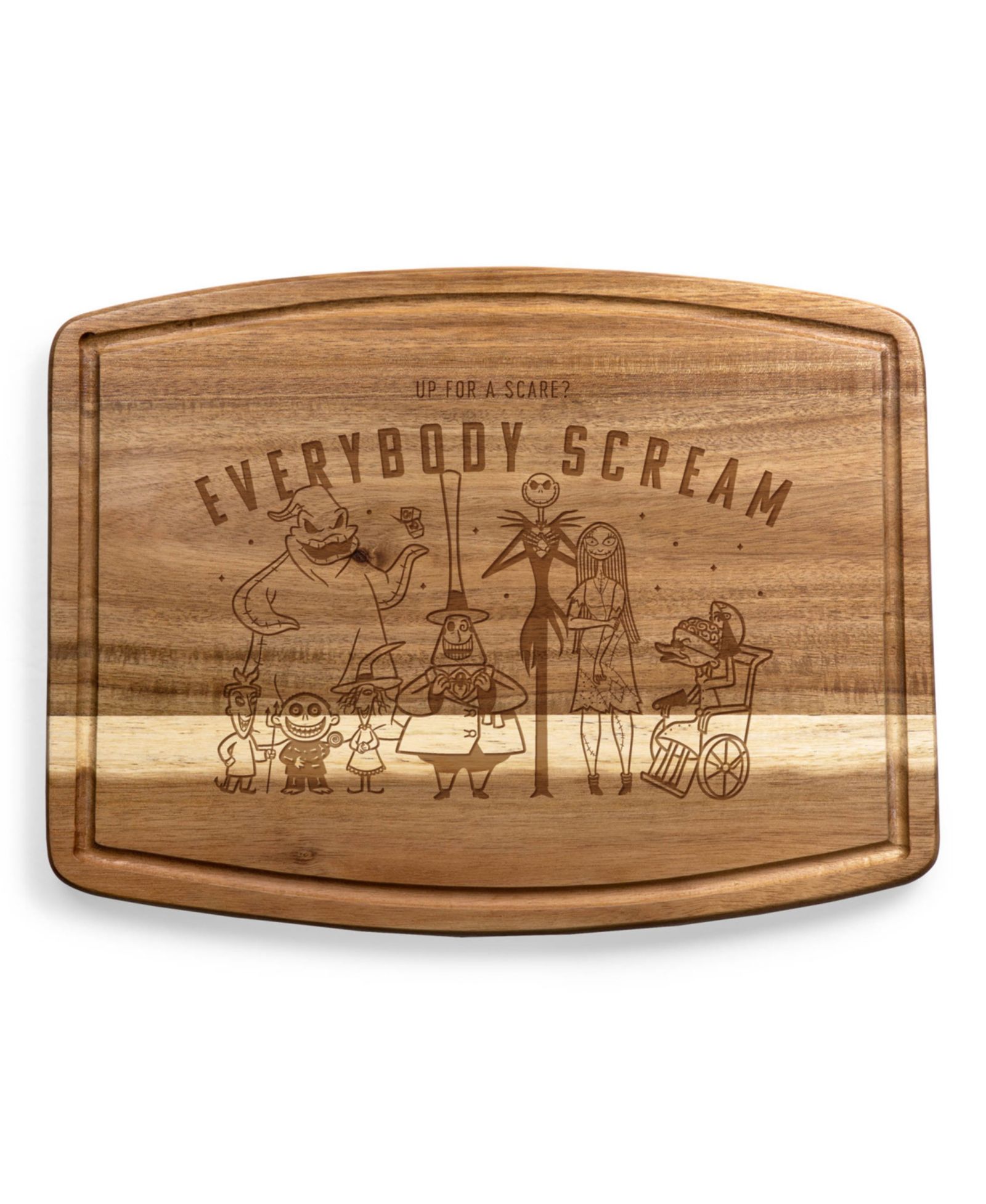 Disney's Nightmare Before Christmas Ovale Acacia Cutting Board