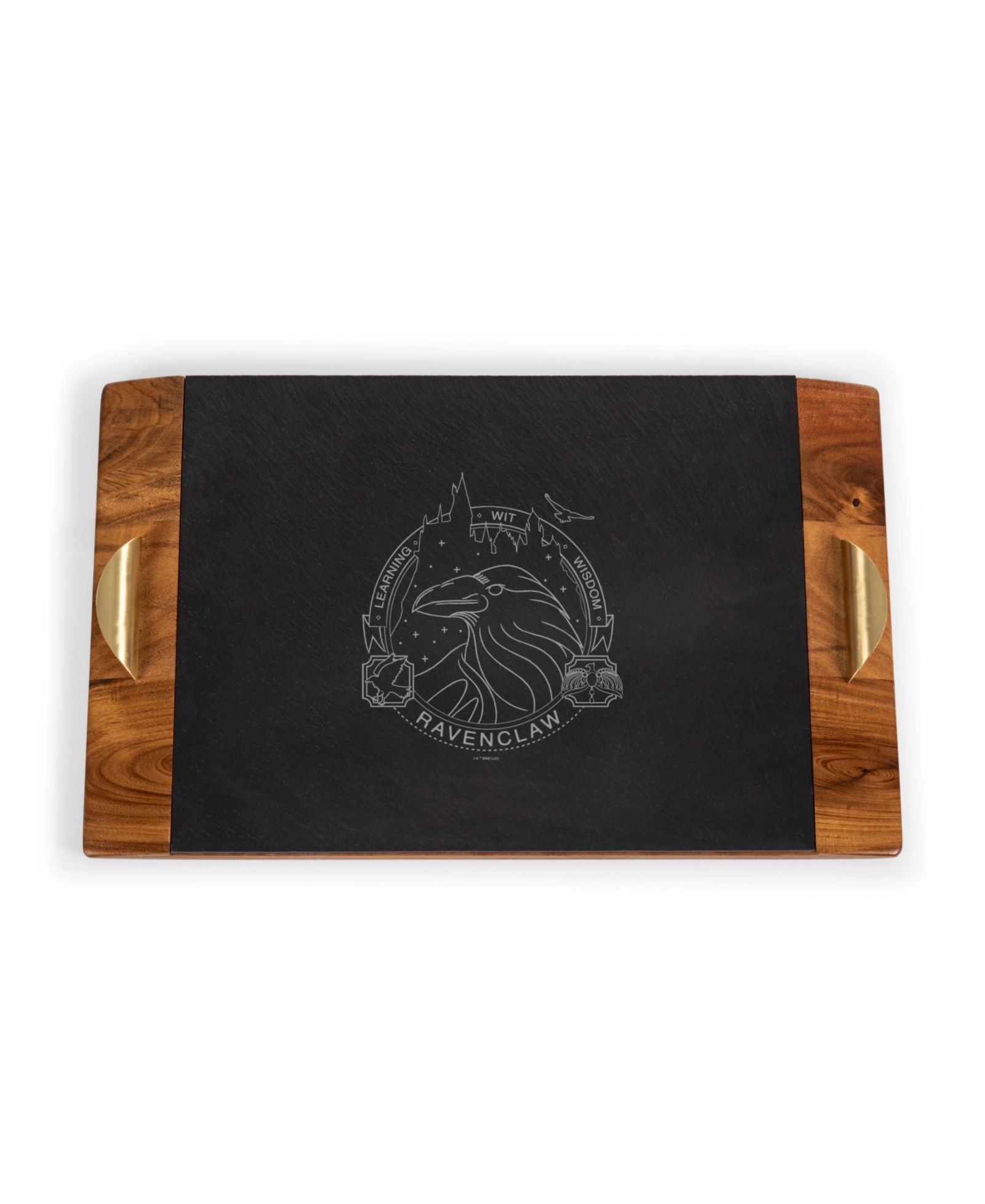 Harry Potter Ravenclaw Covina Acacia and Slate Charcuterie Board