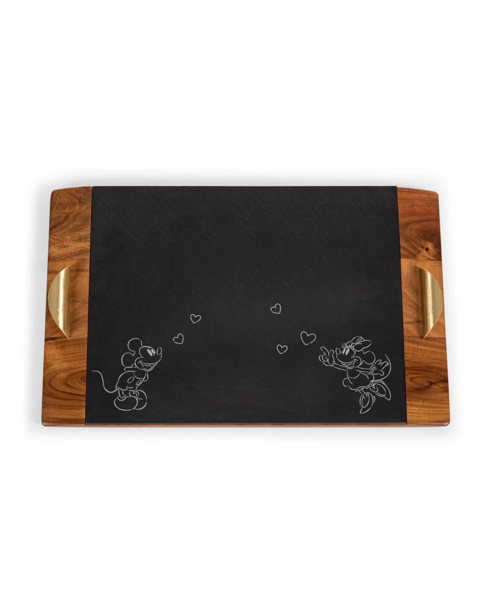 Доска для подачи Disney's Mickey Minnie Mouse Covina Acacia and Slate Charcuterie Board