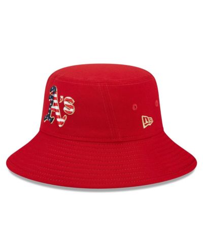 New Era Мужская панама Red Oakland Athletics 2023 Fourth of July