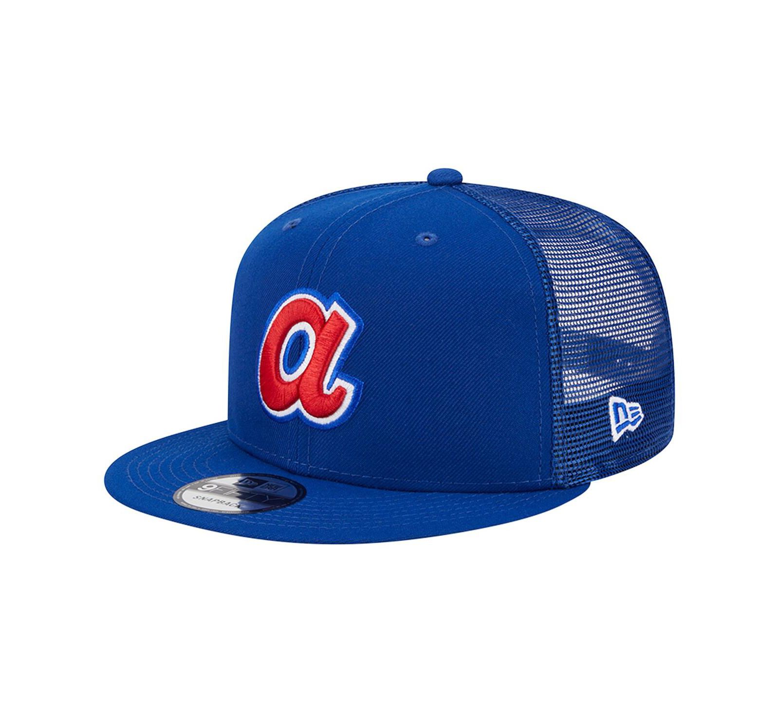 New Era мужская бейсболка Cooperstown Collection команды Atlanta Braves в королевском синем цвете, 9FIFTY