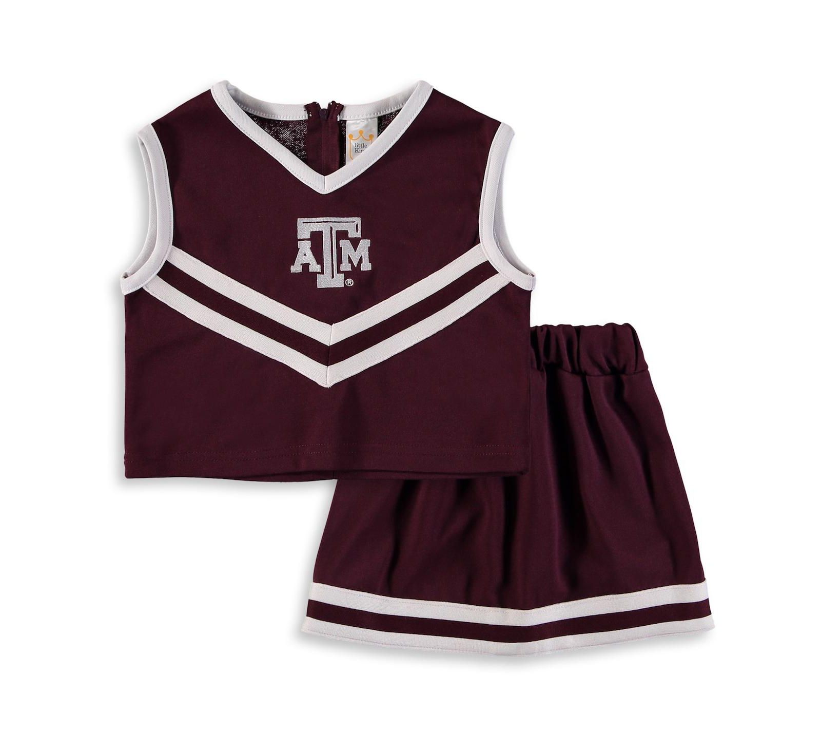 Little King Apparel Детский комплект из 2 предметов (чирлидинг) цвета Maroon