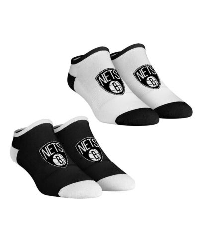 Женский набор носков Rock 'Em Socks Brooklyn Nets Core Team 2-Pack Low Cut Ankle