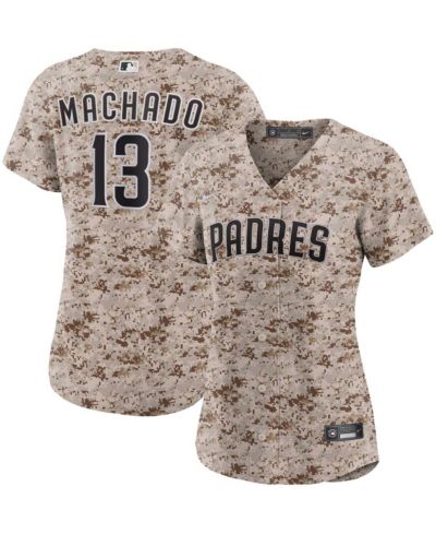 Women's Nike Manny Machado Camo San Diego Padres USMC Alternate Replica Player Jersey