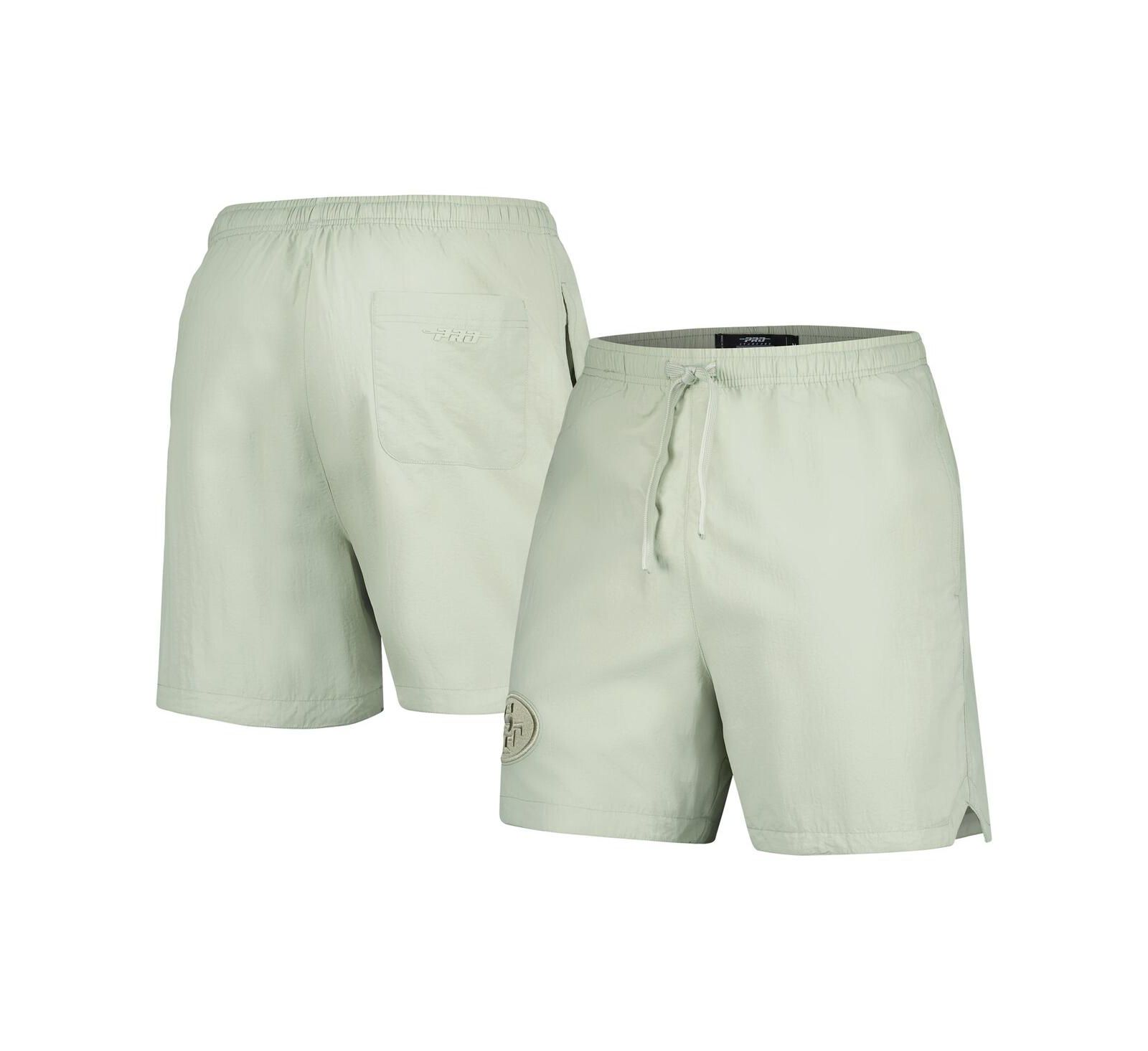 Men's Pro Standard Light Green San Francisco 49ers Neutrals 2.0 Woven Shorts