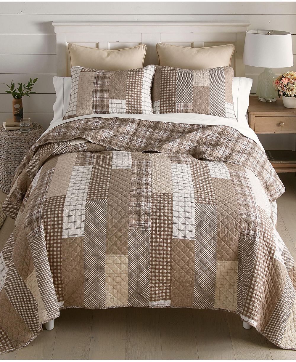 Donna Sharp Highland Plaid двустороннее стеганое одеяло, Queen