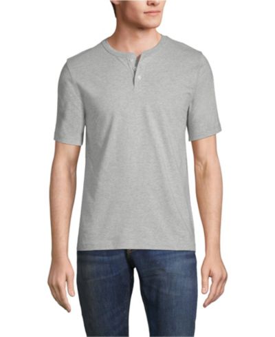 Рубашка Lands' End Men's Short Sleeve Super-T Henley