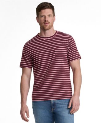 Lush burgundy mini stripe