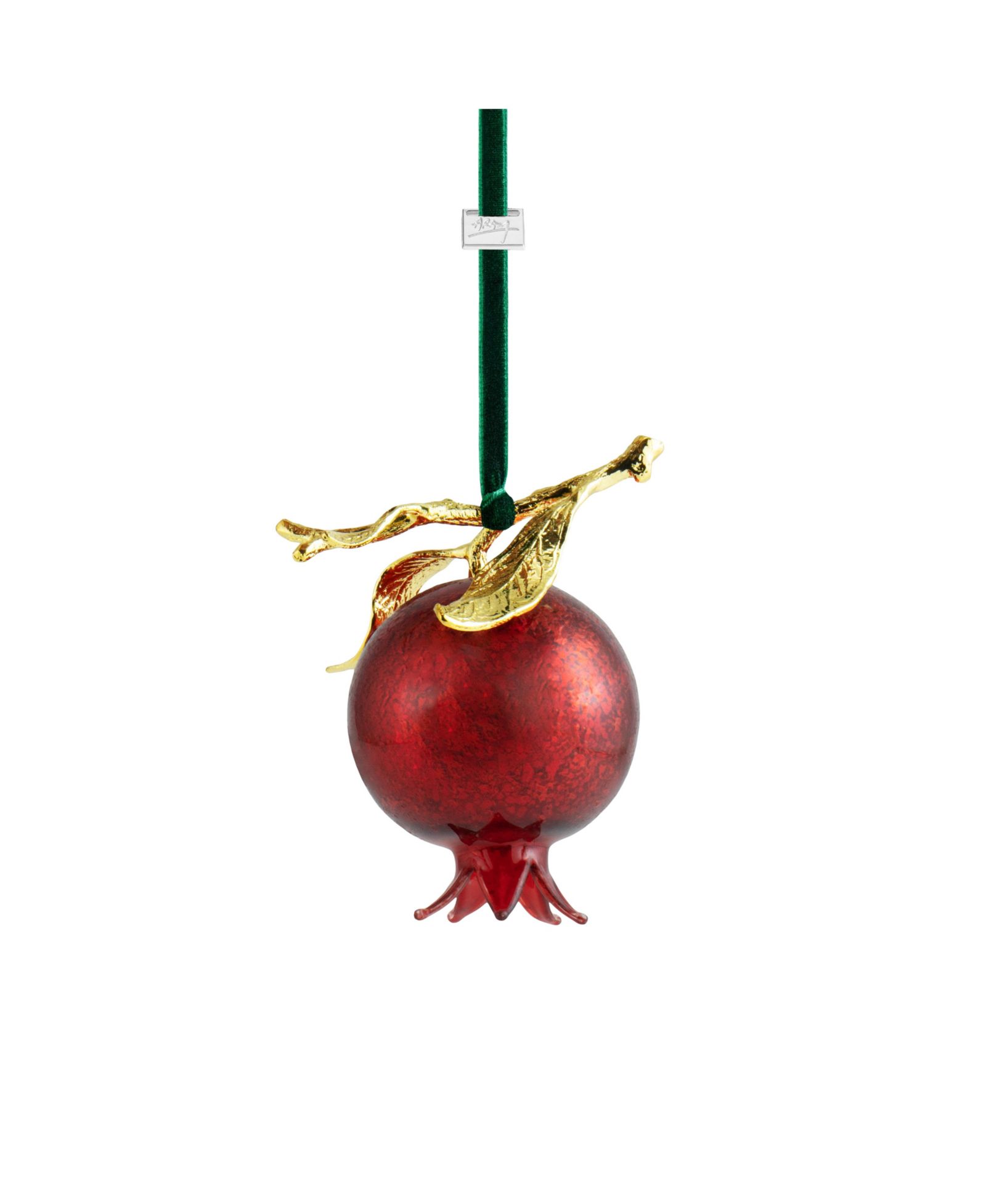 Michael Aram Декоративное стеклянное украшение Pomegranate Red