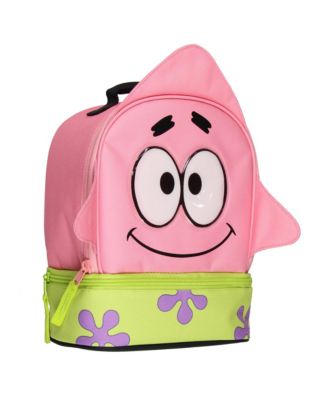 Ланч-бокс SpongeBob SquarePants Patrick Star 3D Character Dual Compartment Insulated Bag Tote